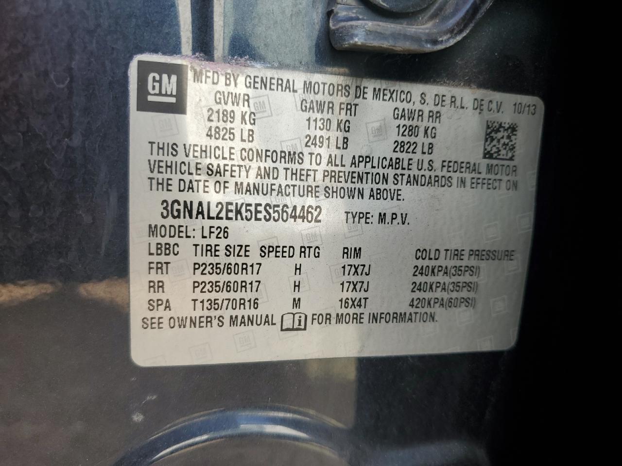 CHEVROLET CAPTIVA LS