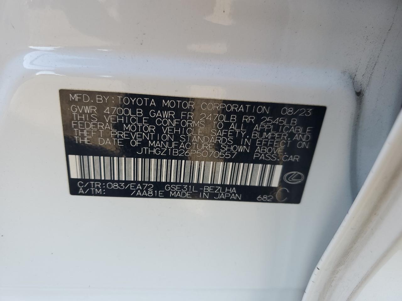 LEXUS IS 350 F SPORT DESIGN