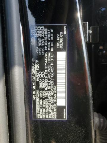 2021 VOLVO XC40 RECHA YV4ED3UR0M2542288