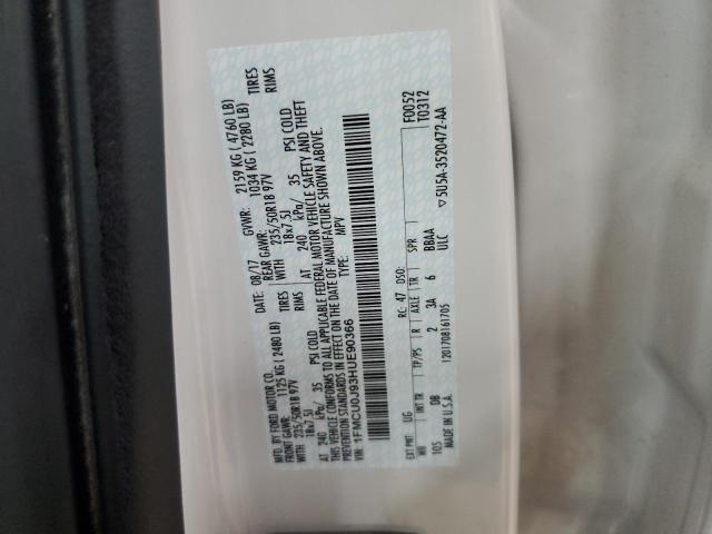 2017 FORD ESCAPE TIT - 1FMCU0J93HUE90366