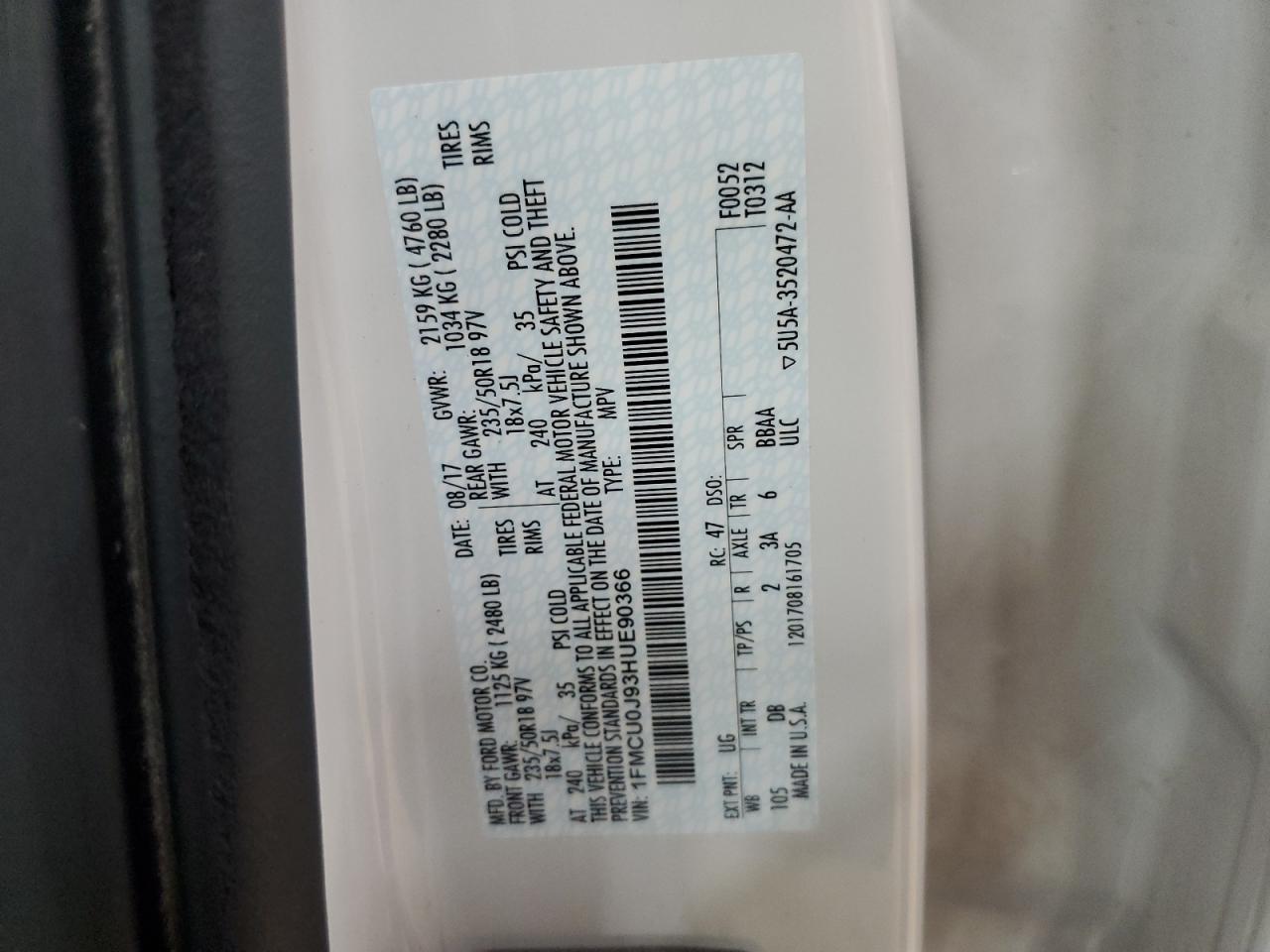 FORD ESCAPE TITANIUM