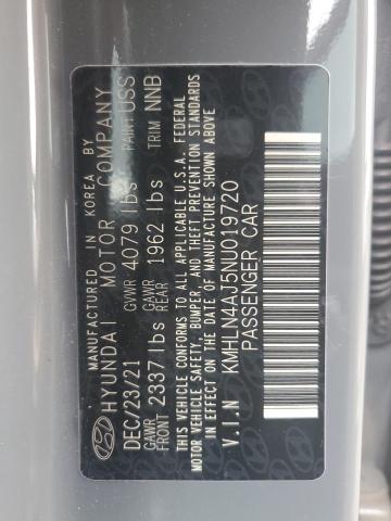 2022 HYUNDAI ELANTRA LI KMHLN4AJ5NU019720