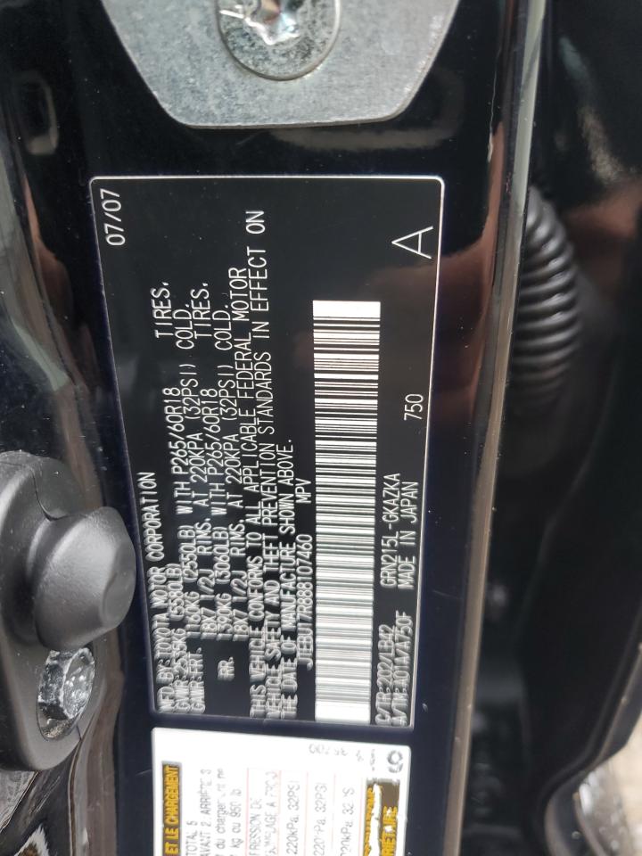 Lot #3279499277 2008 TOYOTA 4RUNNER LI