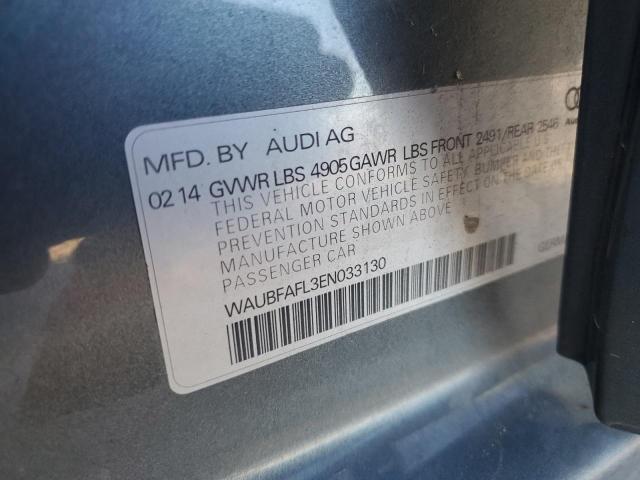 2014 AUDI A4 PREMIUM - WAUBFAFL3EN033130