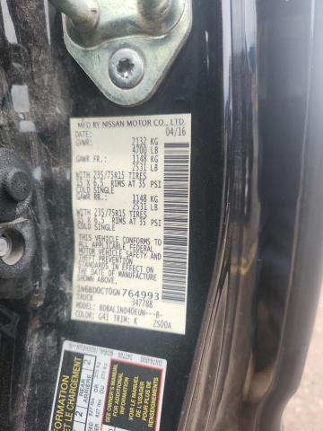 2016 NISSAN FRONTIER S - 1N6BD0CT0GN764993