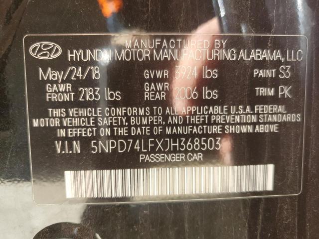 2018 HYUNDAI ELANTRA SE - 5NPD74LFXJH368503