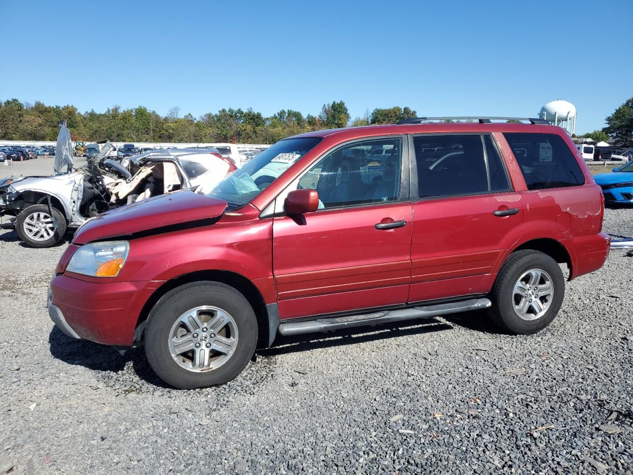 Lot #3293338421 2004 HONDA PILOT EXL