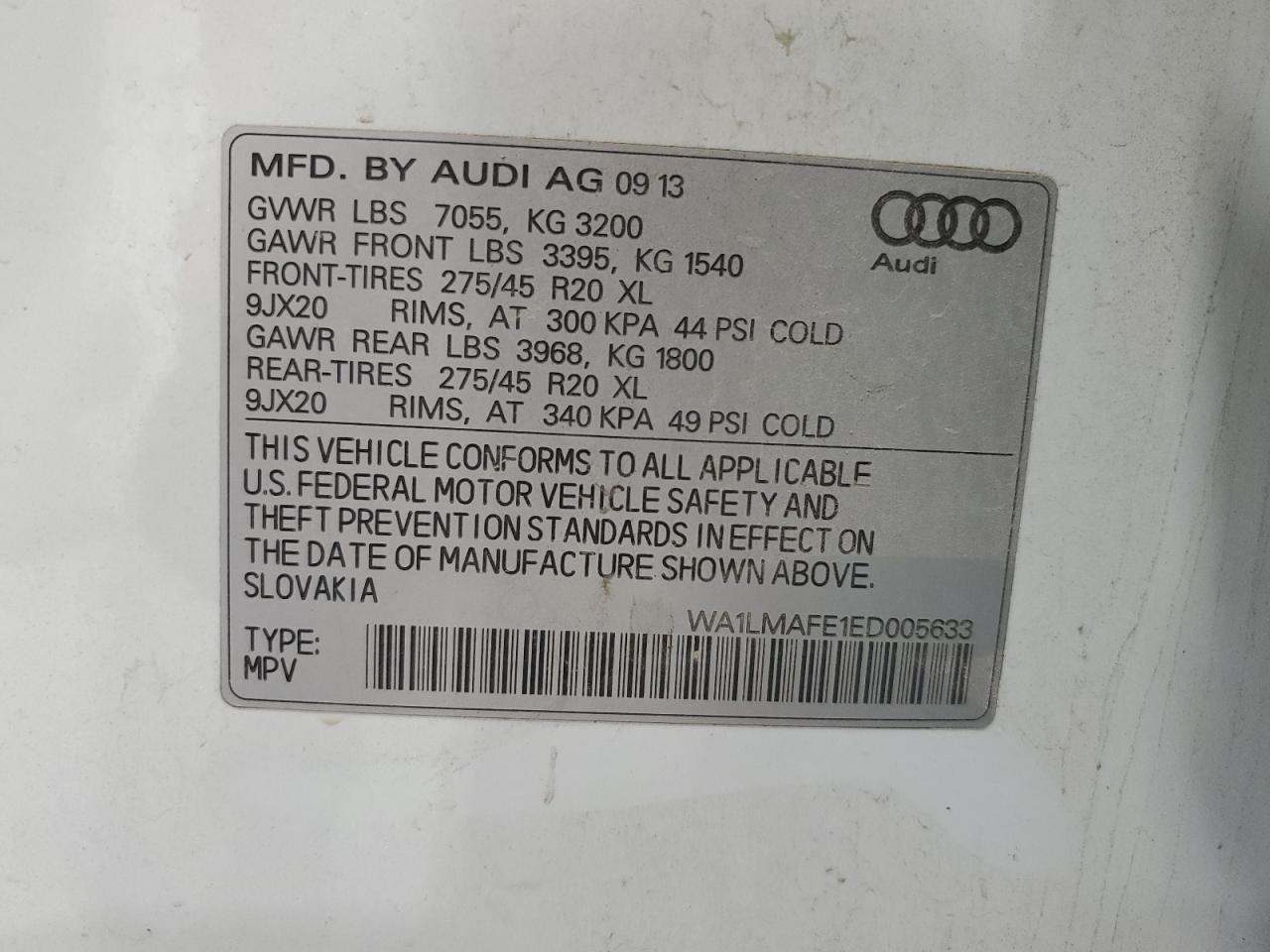 AUDI Q7 PREMIUM PLUS