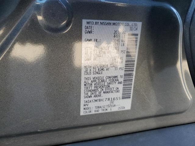 2015 NISSAN ROGUE S 5N1AT2MT8FC781655