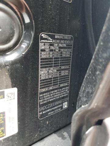 2021 JAGUAR F-PACE SVR SADCZ2EE6MA672331