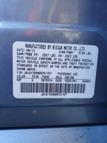 2014 INFINITI Q50 HYBRID - JN1AV7AR8EM701707