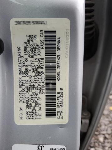 2013 TOYOTA COROLLA BA - 5YFBU4EE1DP151319