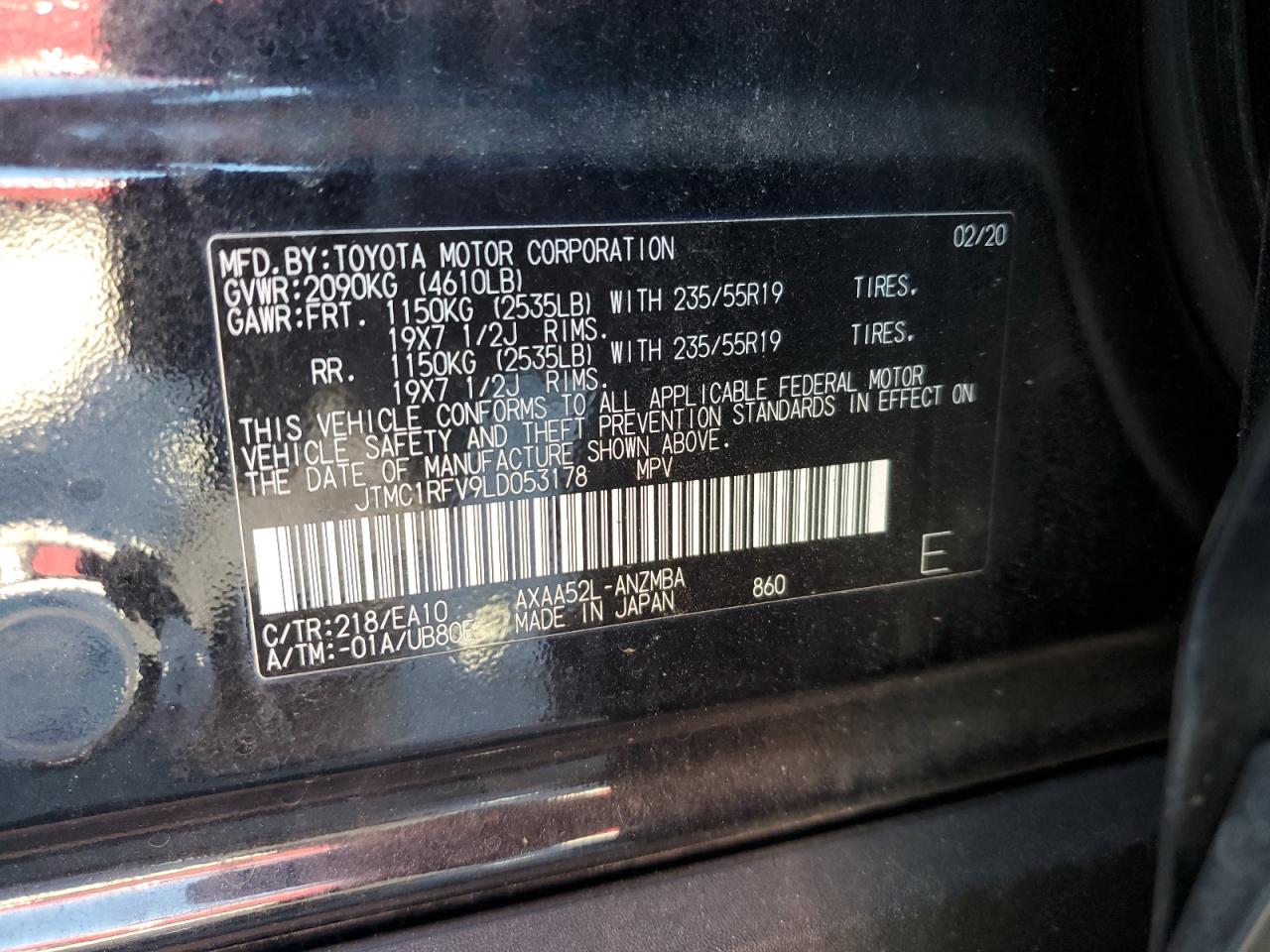 TOYOTA RAV4 XLE PREMIUM