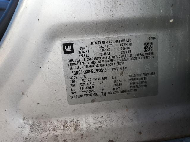 2016 CHEVROLET TRAX LS #3302770367