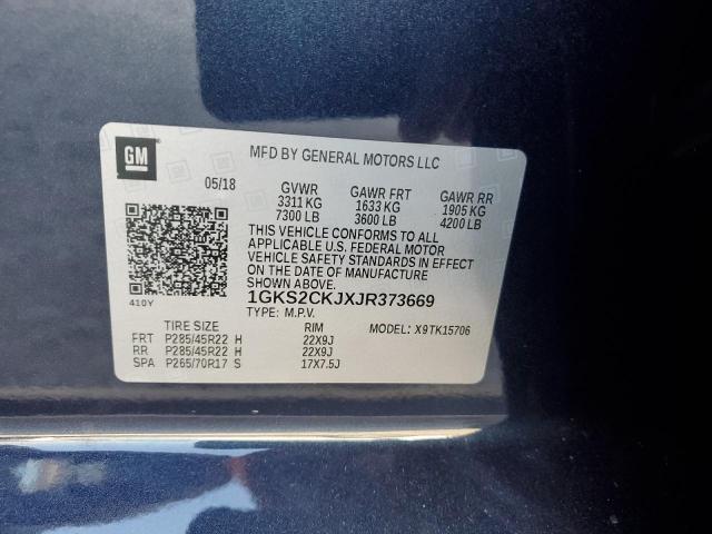 2018 GMC YUKON DENA #3266708363