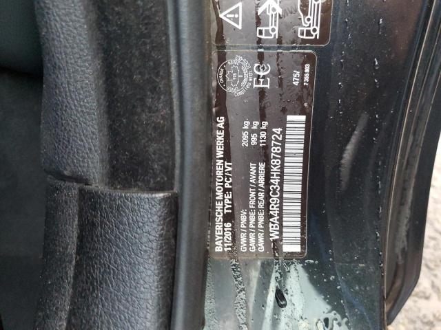 2017 BMW 430XI WBA4R9C34HK878724