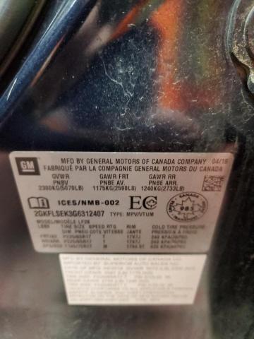 2016 GMC TERRAIN SL - 2GKFLSEK3G6312407