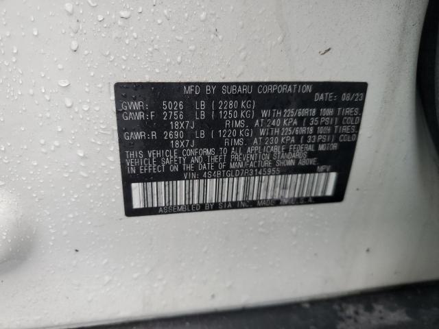 2024 SUBARU OUTBACK ON 4S4BTGLD7R3145955