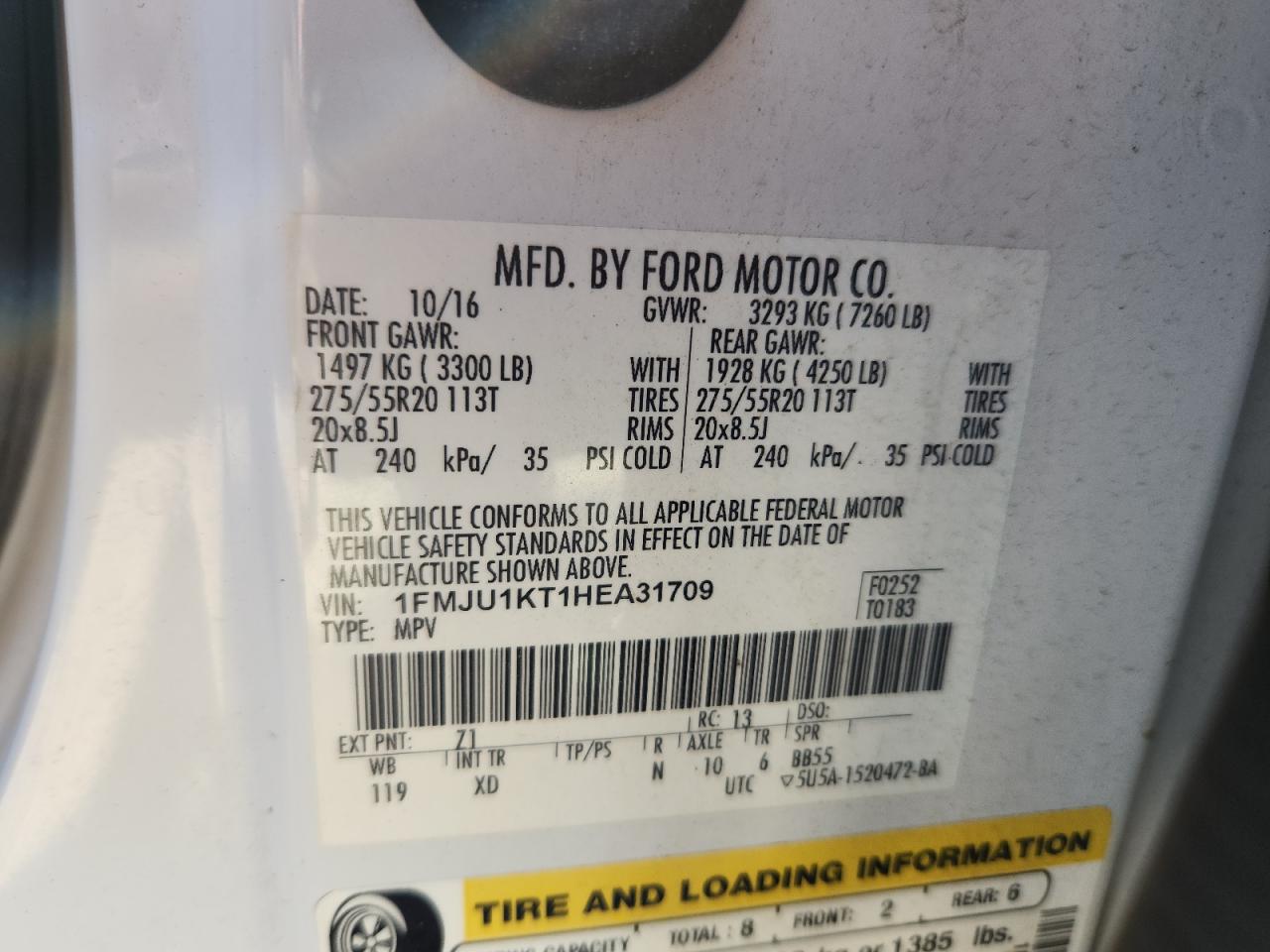 FORD EXPEDITION LIMITED