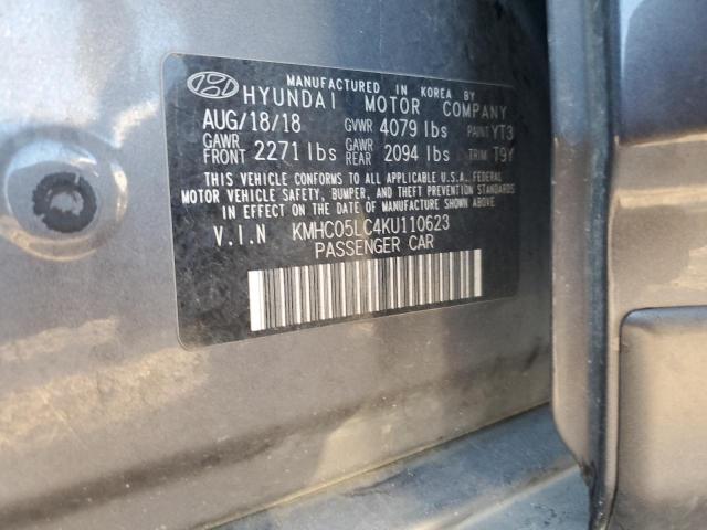 2019 HYUNDAI IONIQ LIMI KMHC05LC4KU110623