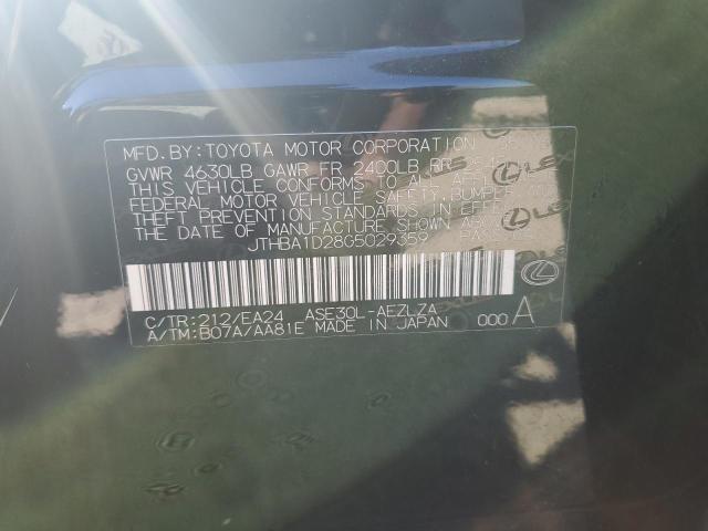 2016 LEXUS IS 200T - JTHBA1D28G5029359