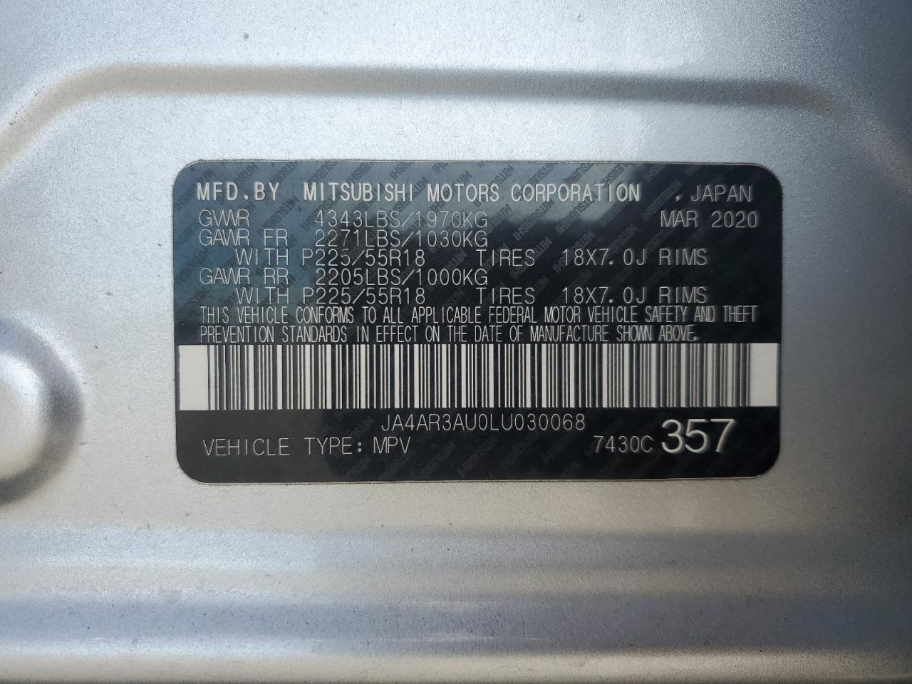 MITSUBISHI OUTLANDER ES