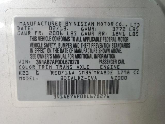 2013 NISSAN SENTRA S #3265127806