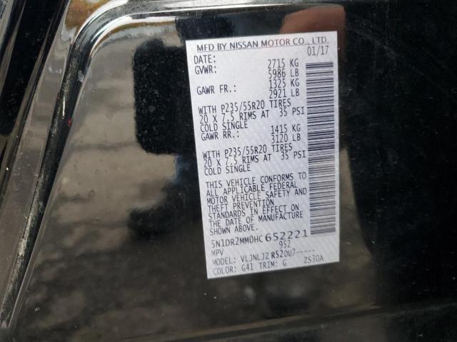 2017 NISSAN PATHFINDER - 5N1DR2MM0HC652221