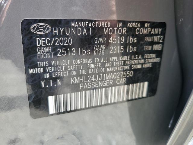 2021 HYUNDAI SONATA HYBRID #3304759908