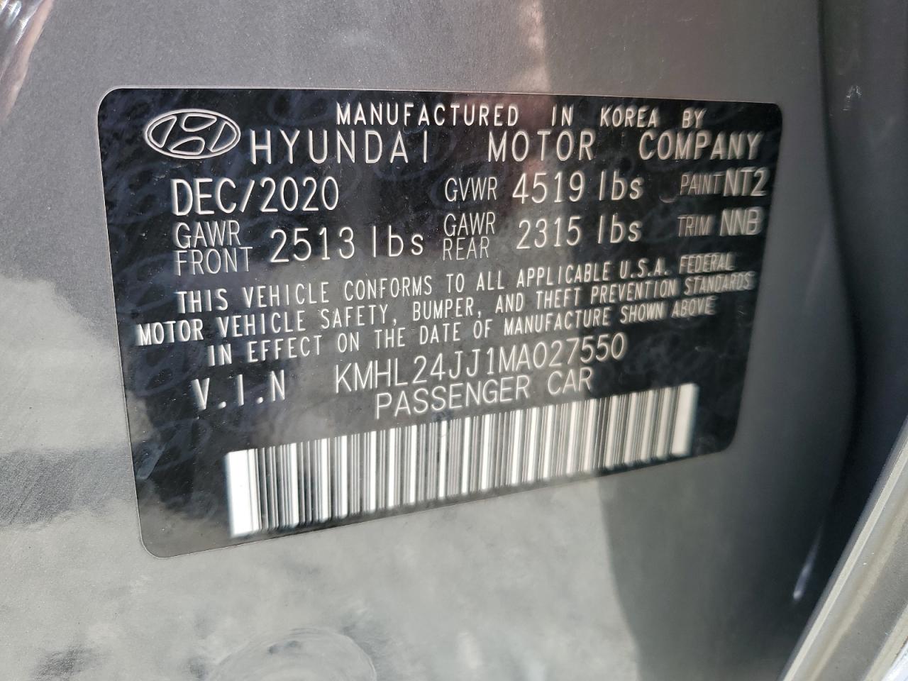 HYUNDAI SONATA HYBRID