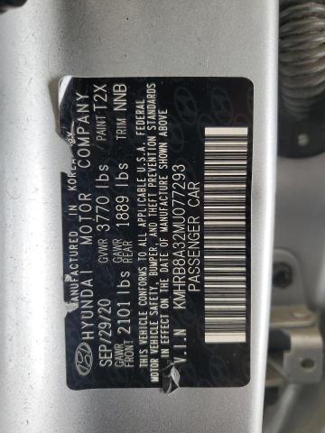 2021 HYUNDAI VENUE SE KMHRB8A32MU077293