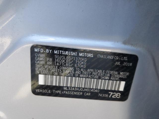 2018 MITSUBISHI MIRAGE ES - ML32A3HJ0JH014040