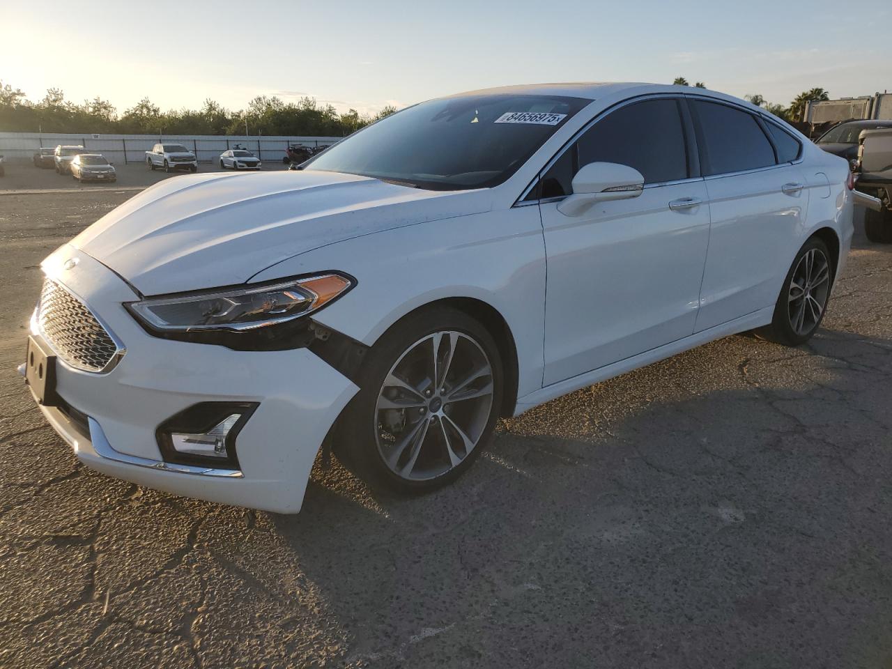 Lot #3312734184 2019 FORD FUSION TITANIUM