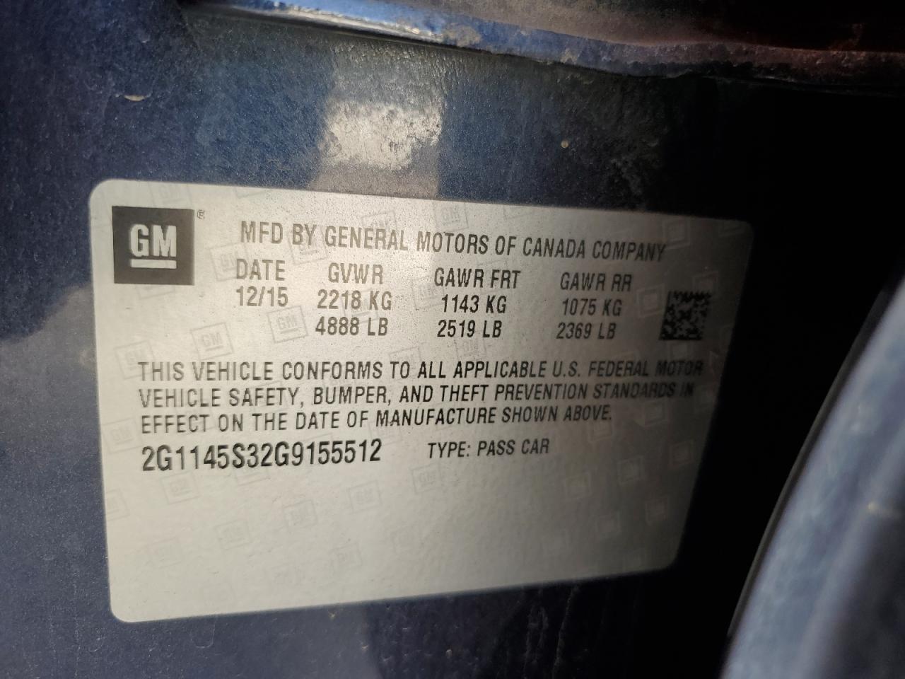 CHEVROLET IMPALA LTZ