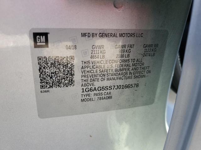 2018 CADILLAC ATS PREMIU 1G6AG5SS7J0166578