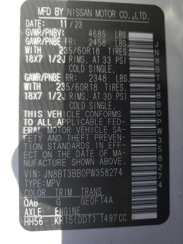 2023 NISSAN ROGUE SV - JN8BT3BB0PW358274