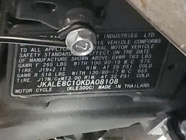 2019 KAWASAKI KLE300 C JKALE8C10KDA08108