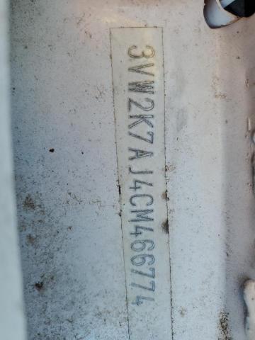 2012 VOLKSWAGEN JETTA BASE - 3VW2K7AJ4CM466774