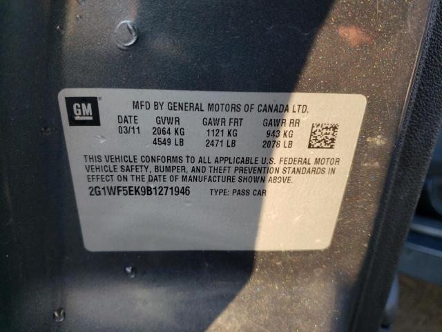 2011 CHEVROLET IMPALA LS - 2G1WF5EK9B1271946