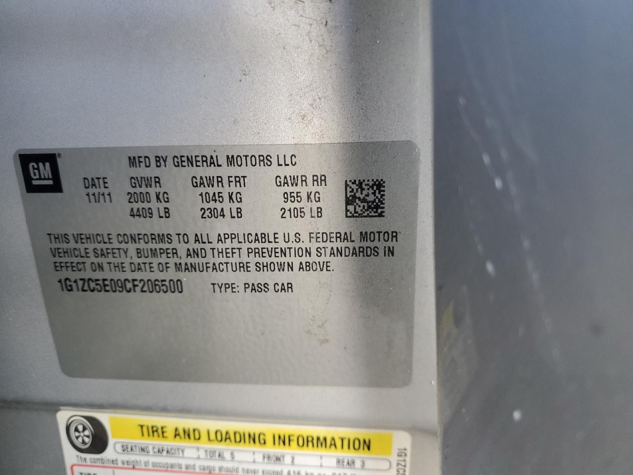 CHEVROLET MALIBU 1LT