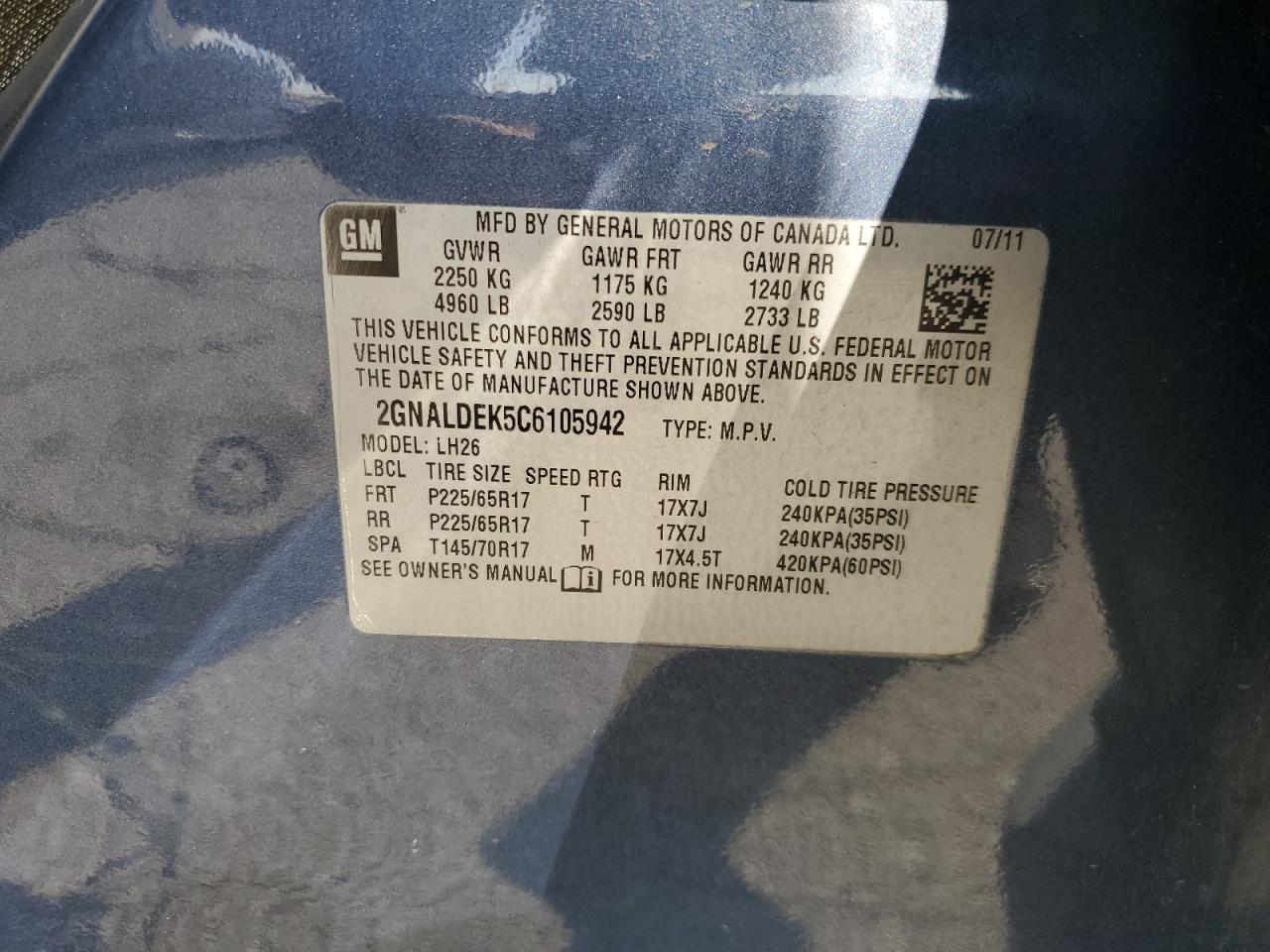 CHEVROLET EQUINOX LT