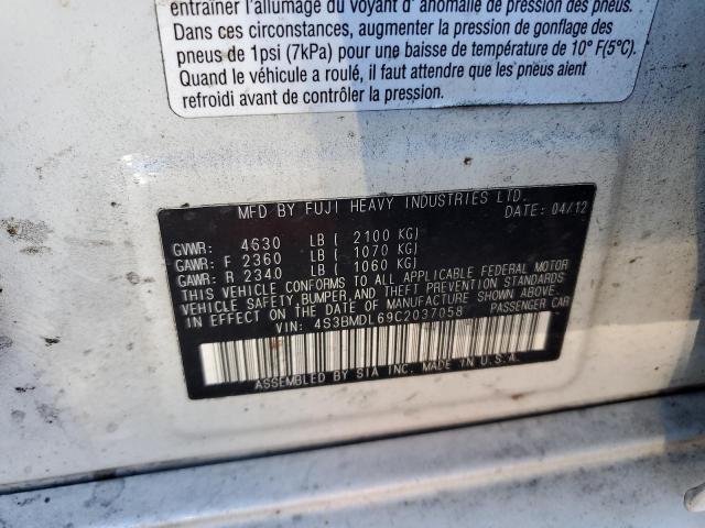 2012 SUBARU LEGACY 3.6R LIMITED - 4S3BMDL69C2037058