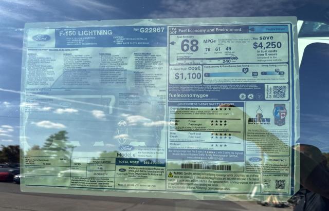 2024 FORD F150 LIGHTNING XLT 1FTVW3LK2RWG22967