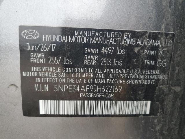 2018 HYUNDAI SONATA SPO #3296255418