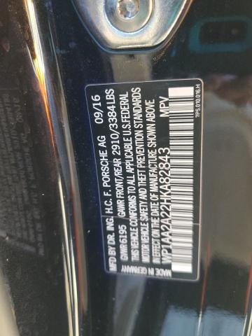 2017 PORSCHE CAYENNE WP1AA2A22HKA82843