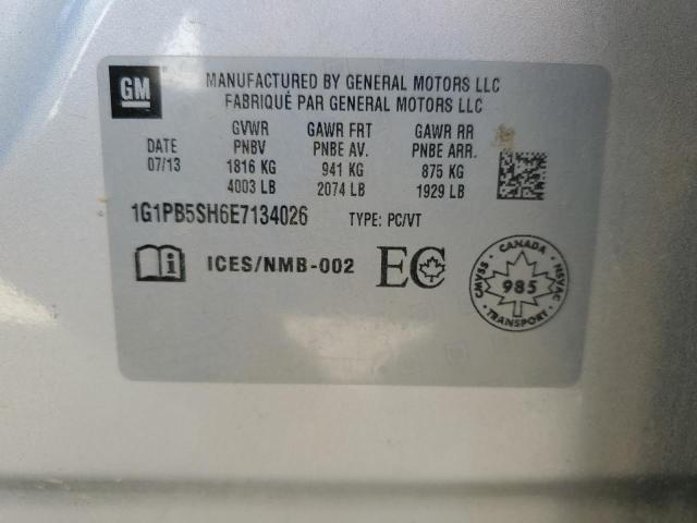 2014 CHEVROLET CRUZE LS - 1G1PB5SH6E7134026