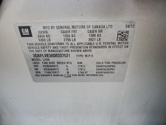 2013 GMC TERRAIN SL - 2GKFLVE38D6337521