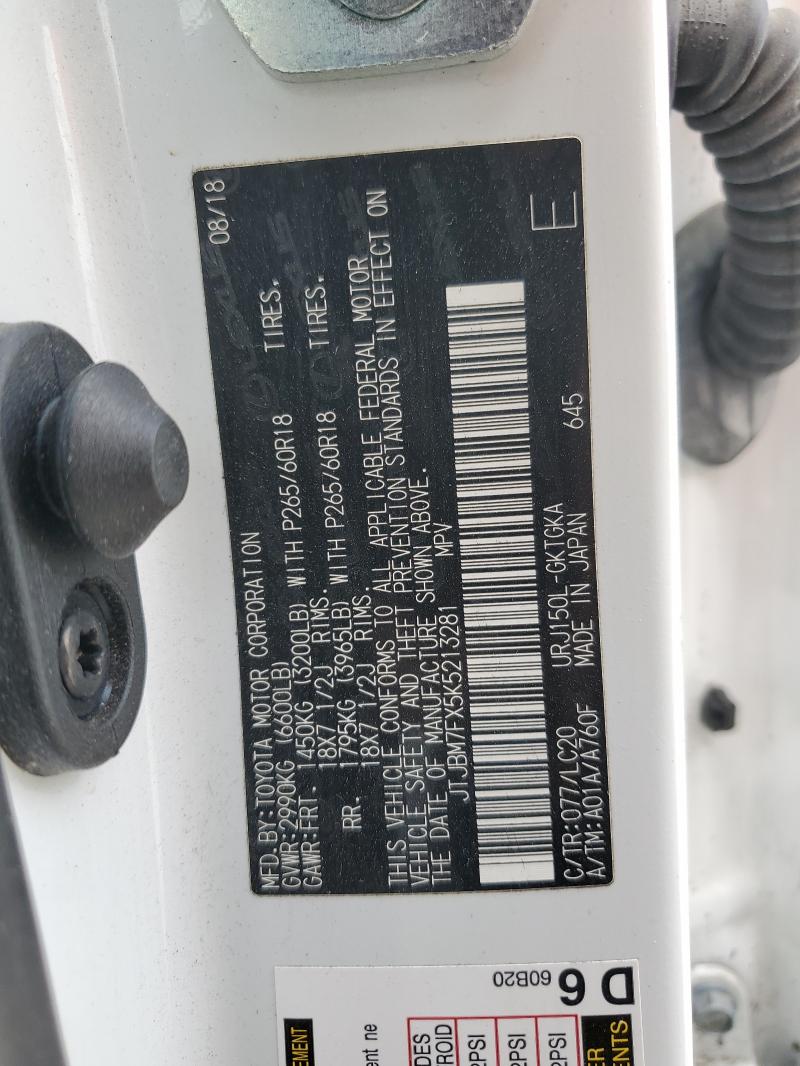 2019 LEXUS GX 460 - JTJBM7FX5K5213281