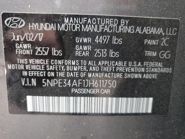 2018 HYUNDAI SONATA SPORT - 5NPE34AF1JH611750