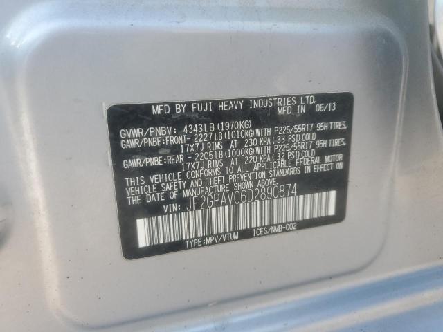 2013 SUBARU XV CROSSTR #3281706906